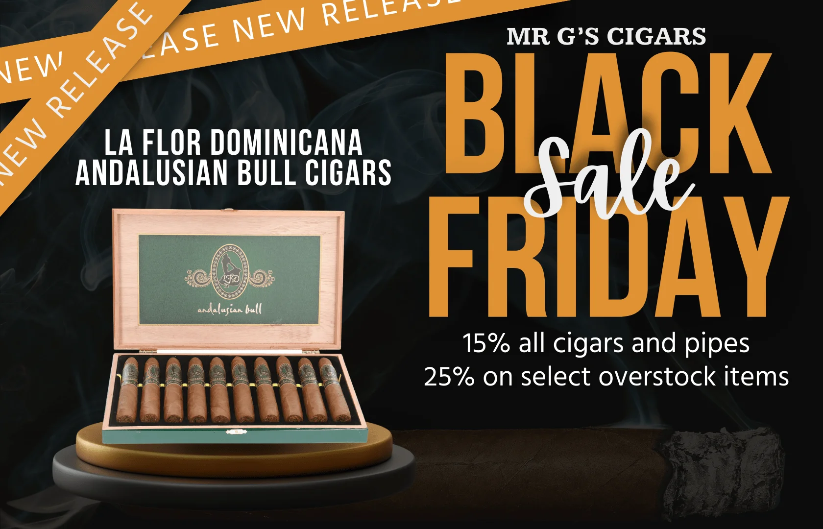Black friday sale at dr's cigars.