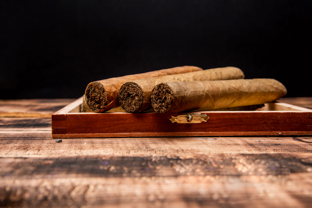 A box of cigars for freezing.